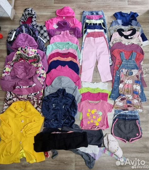 Вещи пакетом фирменная одежда для девочки 104р