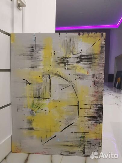 Большая картина Абстракция современная
