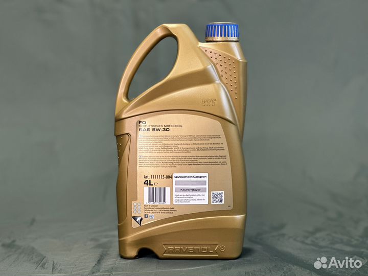 Моторное масло Ravenol 5W-30 FO 4L