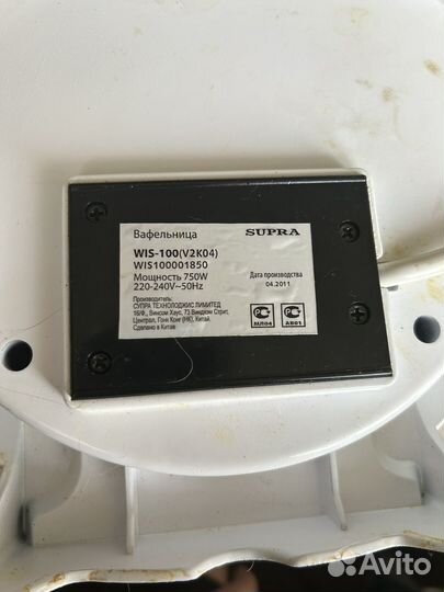 Электрическая вафельница