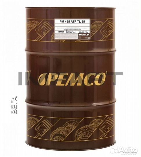 Масло трансмиссионное pemco 455 ATF