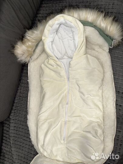 Зимний конверт для новорожденных