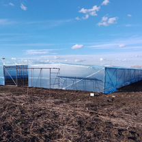 Строительство теплиц балаганов накрываем пленкой, Курганинск