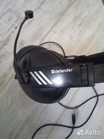 Наушники Defender с микрофоном и USB