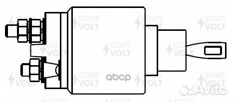 Реле втягивающее стартера для а/м VAG A6 (97) /A4