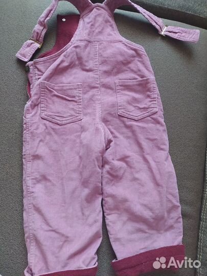 Флисовый полукомбинезон на девочку