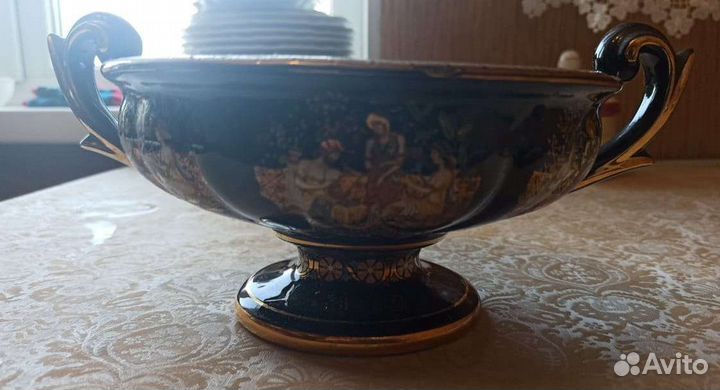 Ваза под фрукты и салфетница