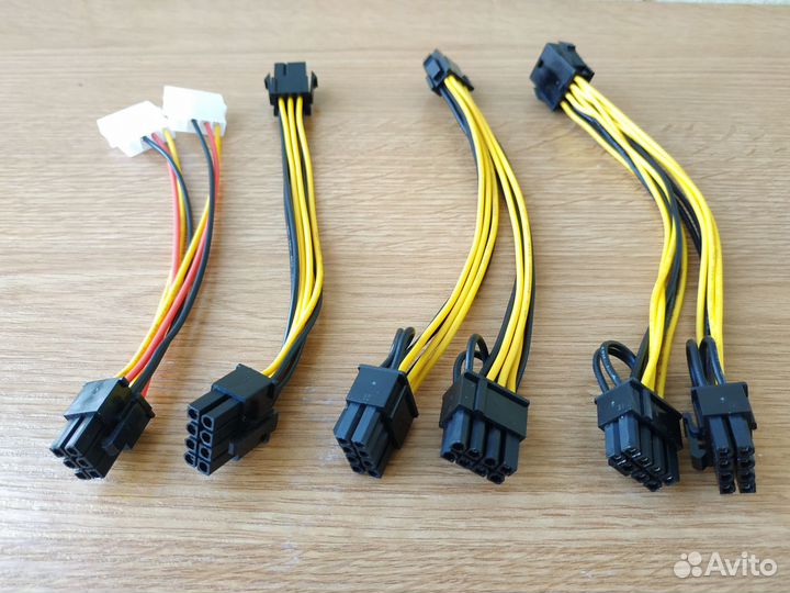 Переходник питания видеокарты PCI-E 6 pin на 8 pin