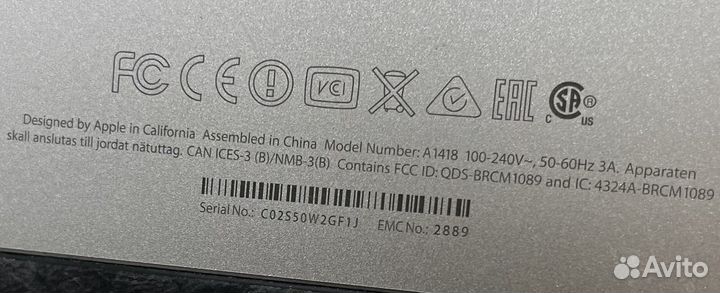 iMac 21.5” Mid 2015 Core i5 на разбор