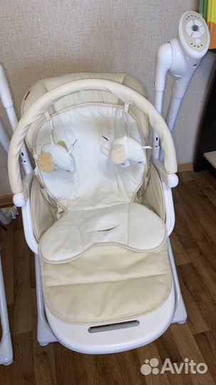 Электрокачели стульчик для кормления 2 в 1