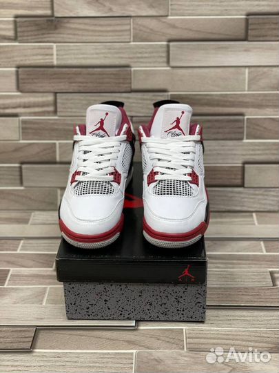 Кроссовки Air Jordan 4 Fire Red (36-45)