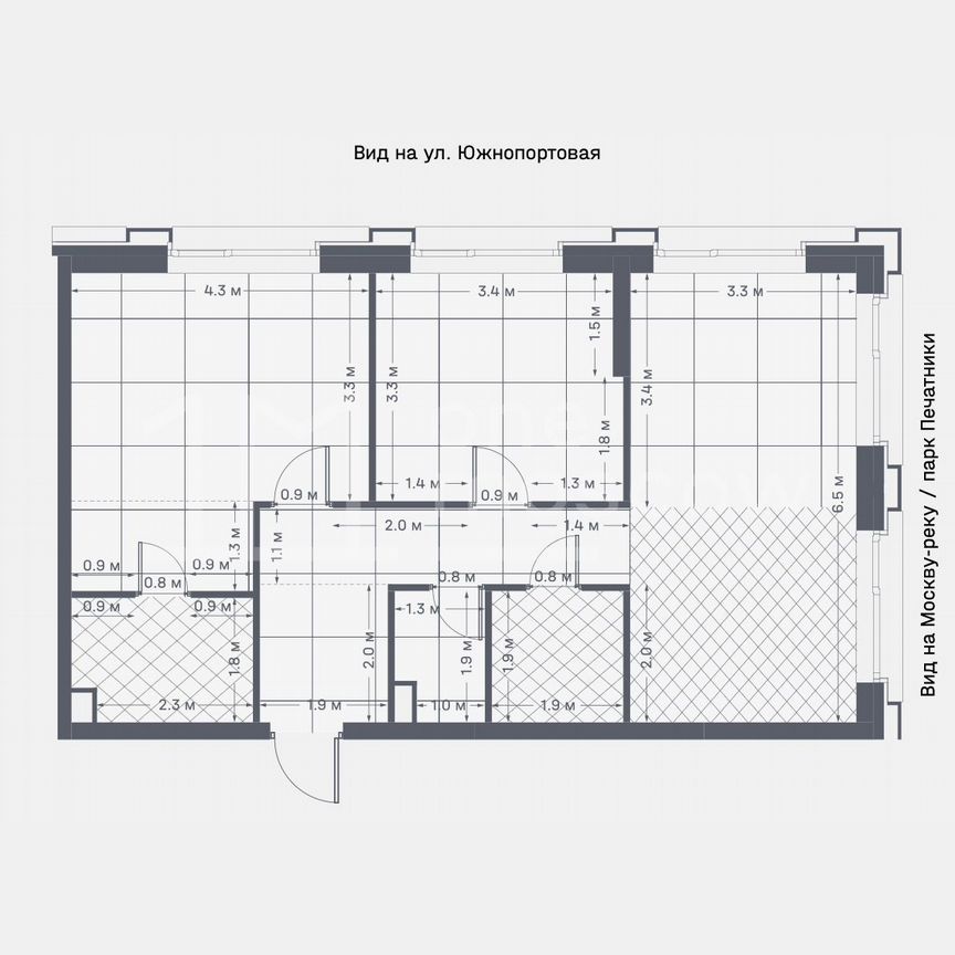 2-к. квартира, 70,5 м², 8/22 эт.