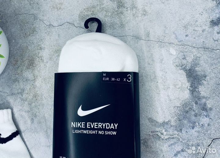 Носки NIke No Show белые оригинал