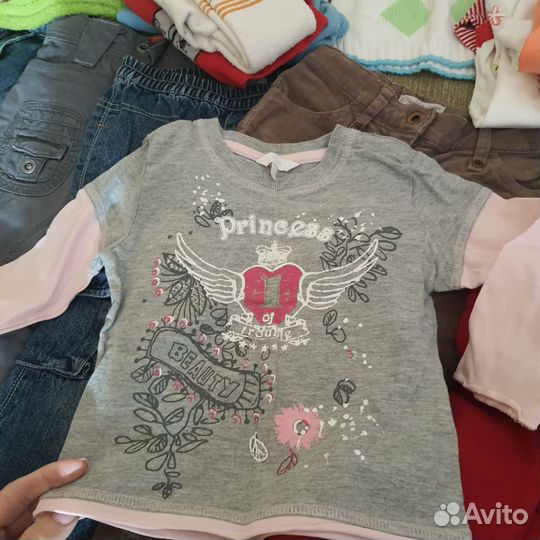 Огромный пакет вещей на девочку