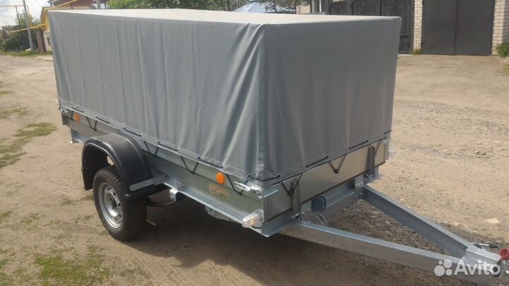 Прицеп оцинк. 2,6х13 Прораб Трейлер тент 0,75м
