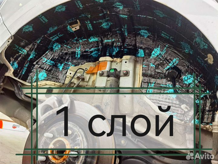 Шумоизоляция колесных арок (локер, подкрылок)
