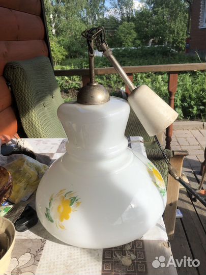 Винтажный подвесной светильник СССР
