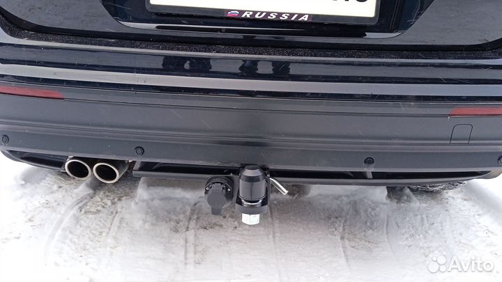 Фаркоп на Tiguan II легкосъёмный шар под квадрат