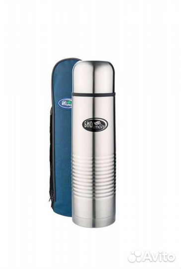 Термос Биосталь 1 литр с чехлом