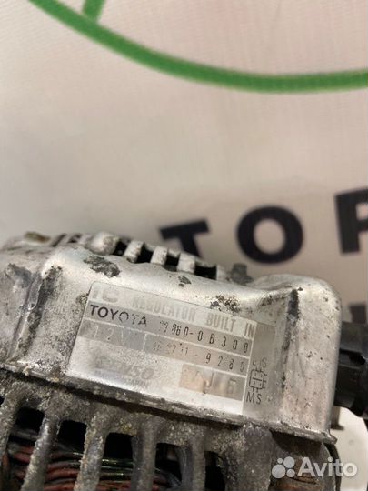 Генератор Toyota Avensis T25 1zzfe 2008