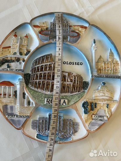 Настенная тарелка Рим Италия