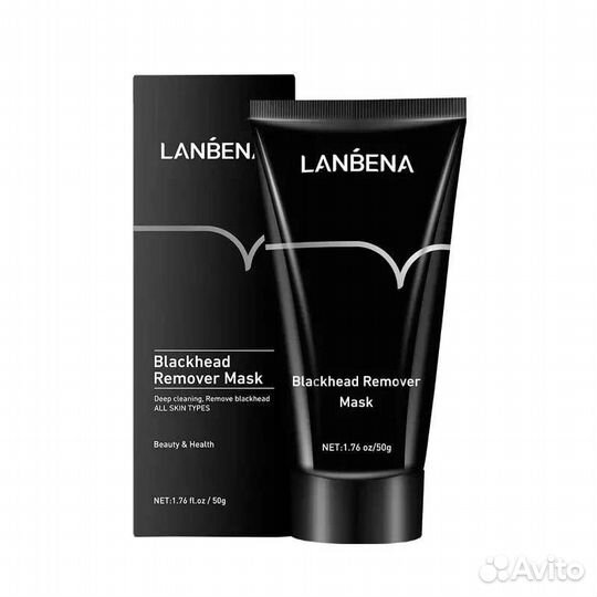 Черная маска для лица