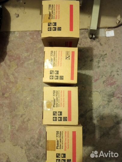 Комплект тонер -картриджей для xerox phaser 7750