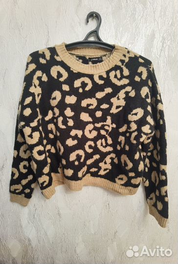 Свитер stradivarius леопард