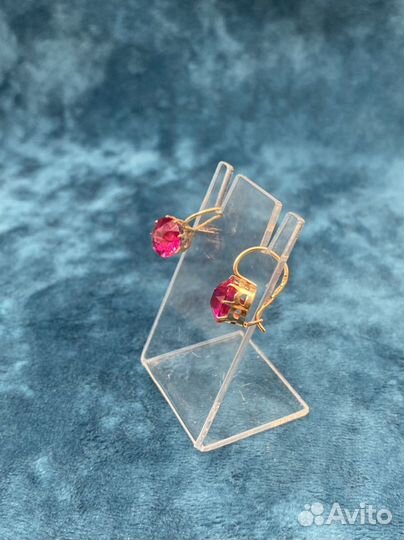 Золотые серьги 583 проба СССР