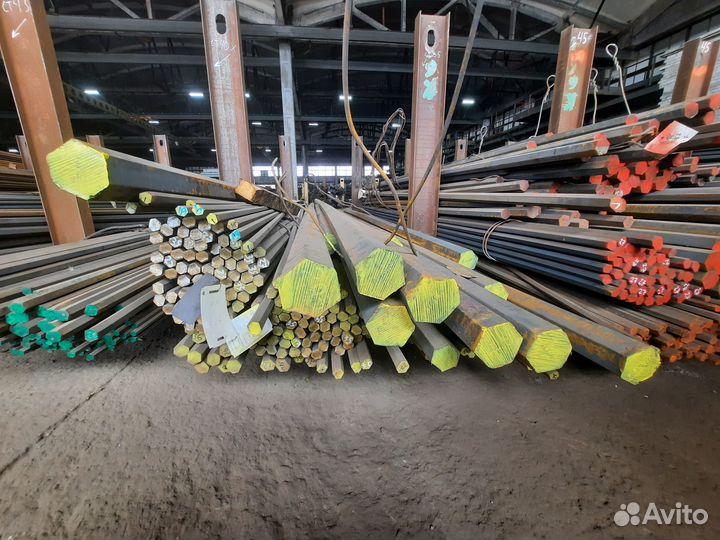 Сталь горячекатаная конструкционная, шестигранник 32, марка Ст20