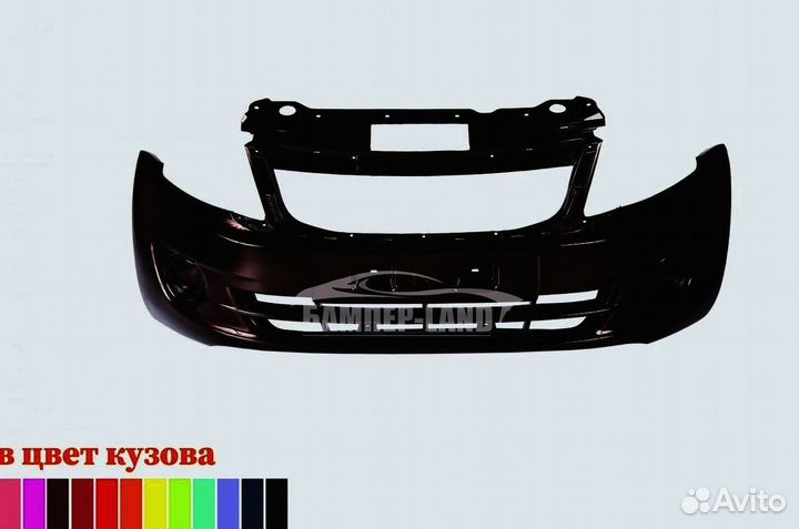 Бампер передний LADA granta Новый Любой цвет