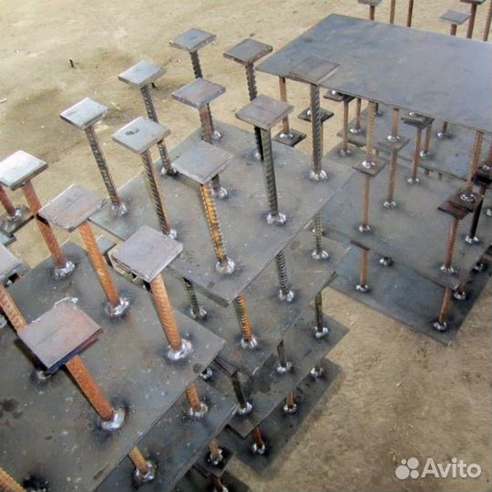 Закладные изделия, металлоконструкции, мангал