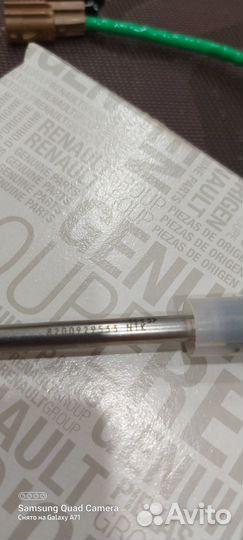 Датчик температуры выхлопных газов на Сценик 3