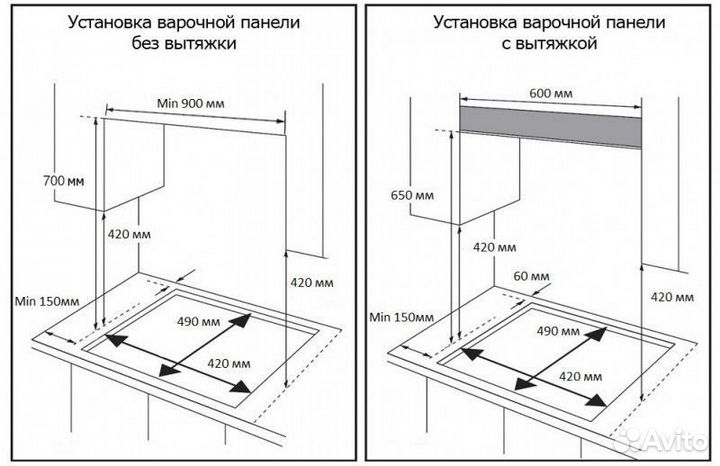 Варочная панель Kuche CSG 431 B черный