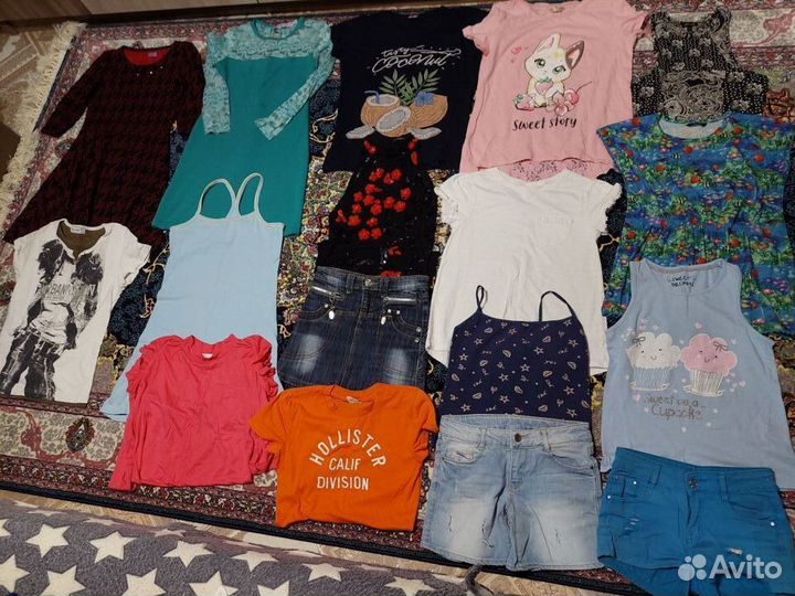 Пакеты вещей на девочку 10-11-13 лет