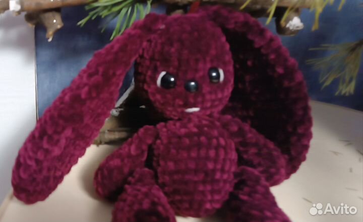 Мягкая игрушка зайчик ручная работа