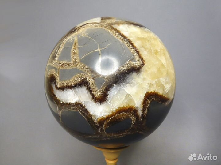 Шар из септарии, диаметр 110 мм