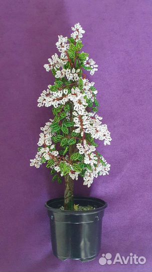 Дерево из бисера ручная работа