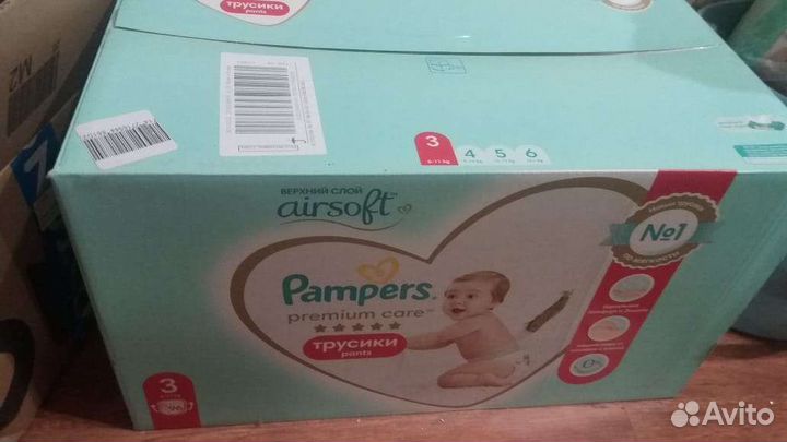 Памперсы премиум каре трусики 3