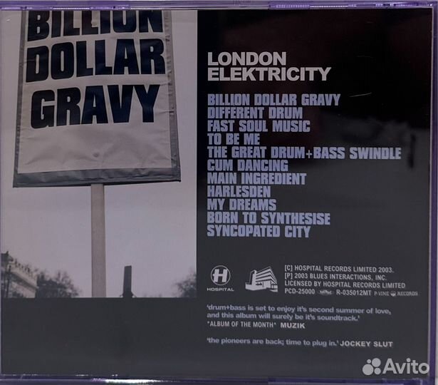 Cd London Elektricity - Billion Dollar Remixes