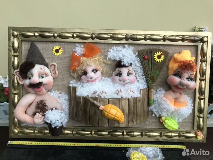 Настенный интерьер-картина в баню,сауну