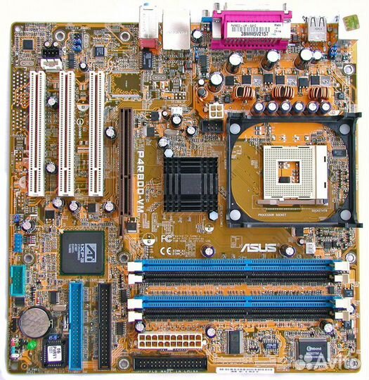 Asus P4R800VM блок питания и кулер