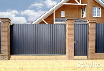 Откатные ворота с установкой