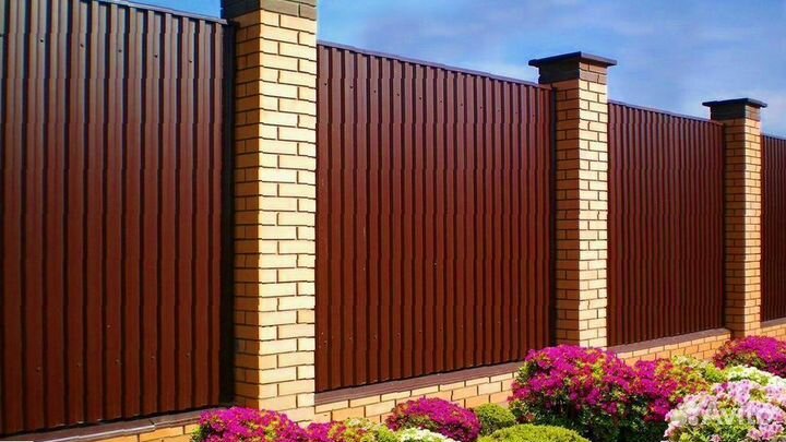 Забор из профнастила