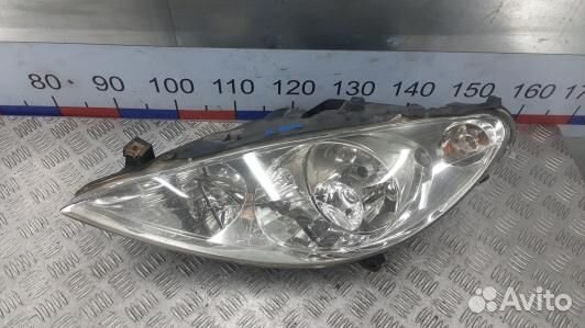 Фара левая peugeot 307 (KBE06MR01)