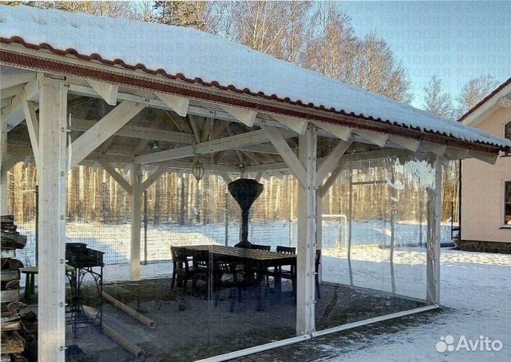 Мягкие окна для беседки/веранды/ террасы