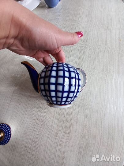 Сервиз Кобальтовая клетка лфз