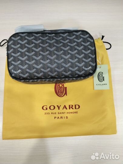 Сумка goyard чёрная для Максима