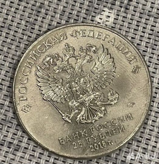 Мультипликационная монета с чемпионата России