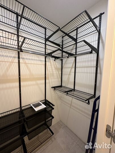 Гардеробная система сбоарка проект